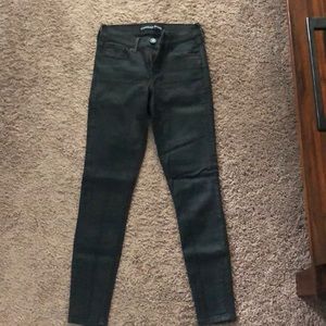EXPRESS JEANS; ANKLE LEGGING MID RISE 0R